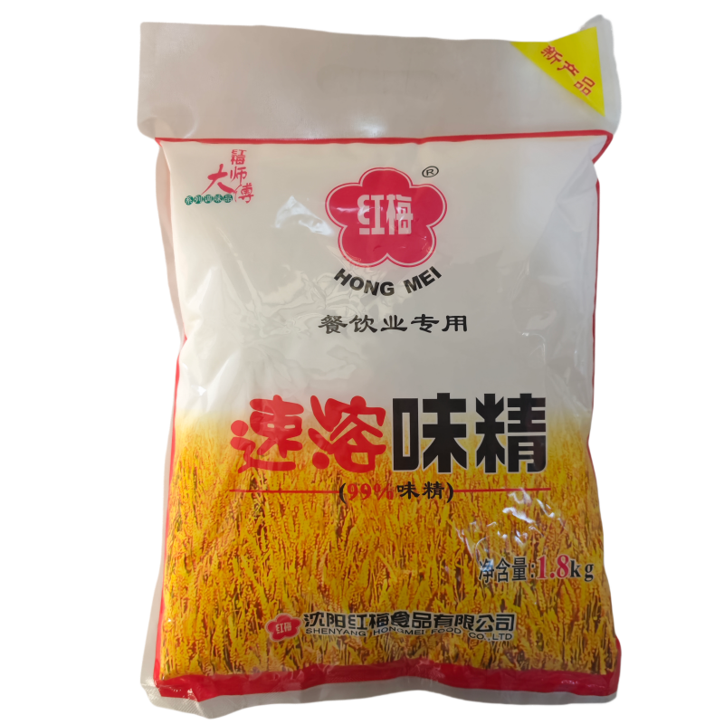 红梅速溶味精1.8kg*5