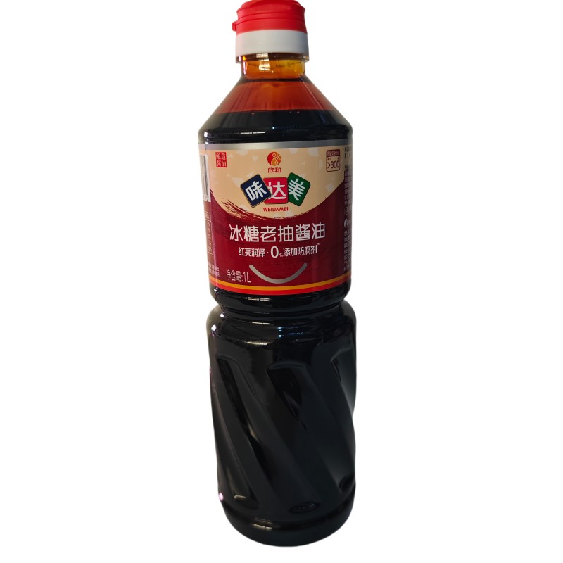 味达美冰糖老抽酱油1L